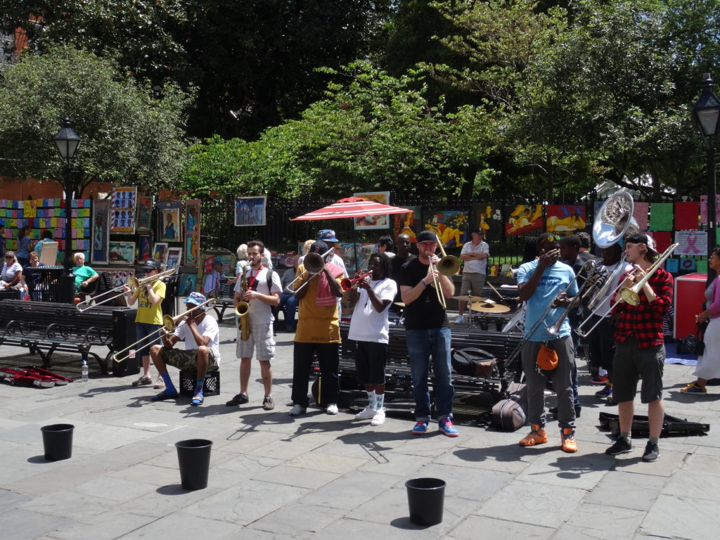 New Orleans jazz, French Quarter Festival, Jackson Square