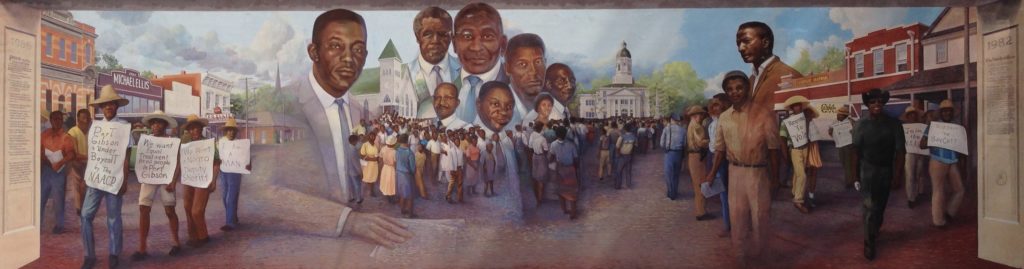 Port Gibson civil rights mural