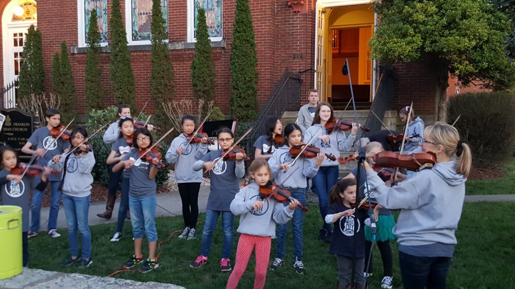 Outdoor performance, Historic Franklin Presbyterian Church