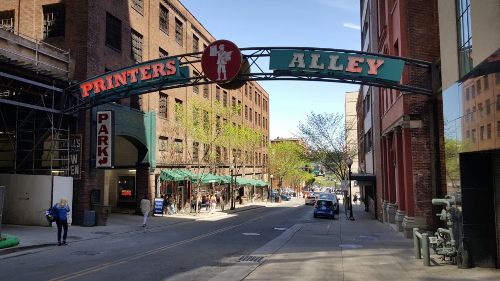 Printers Alley, Nashville, Tennessee