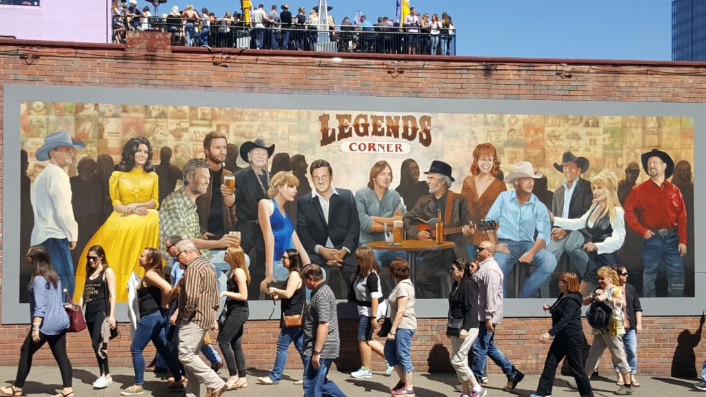 Legends Corner mural, Nashville, Tennessee