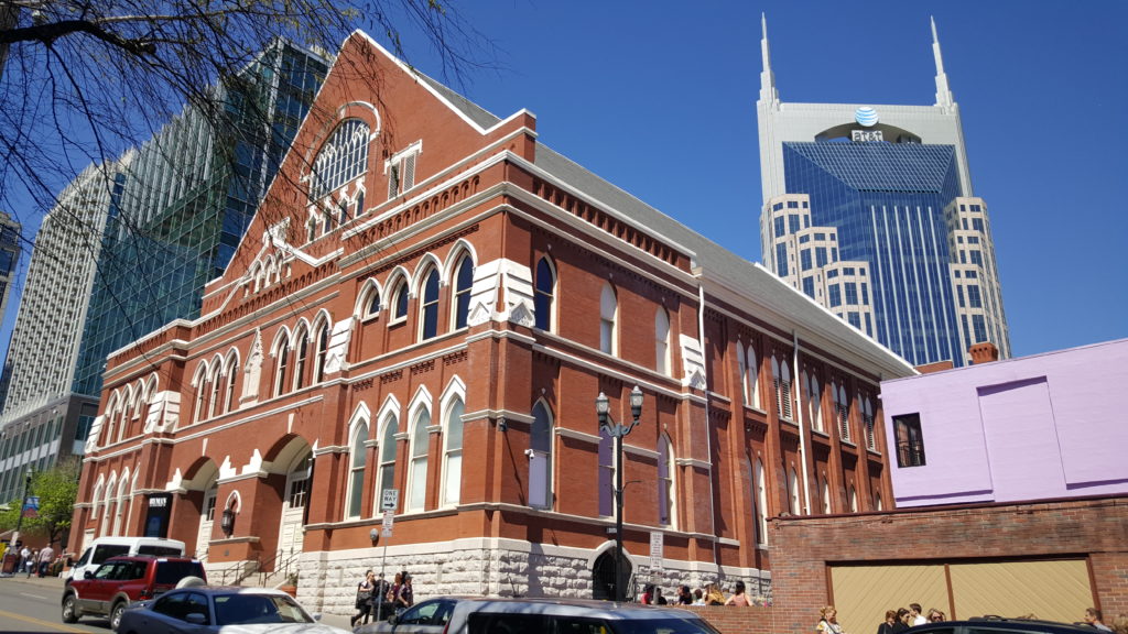 Ryman Auditorium and the AT&T Building, Nashville