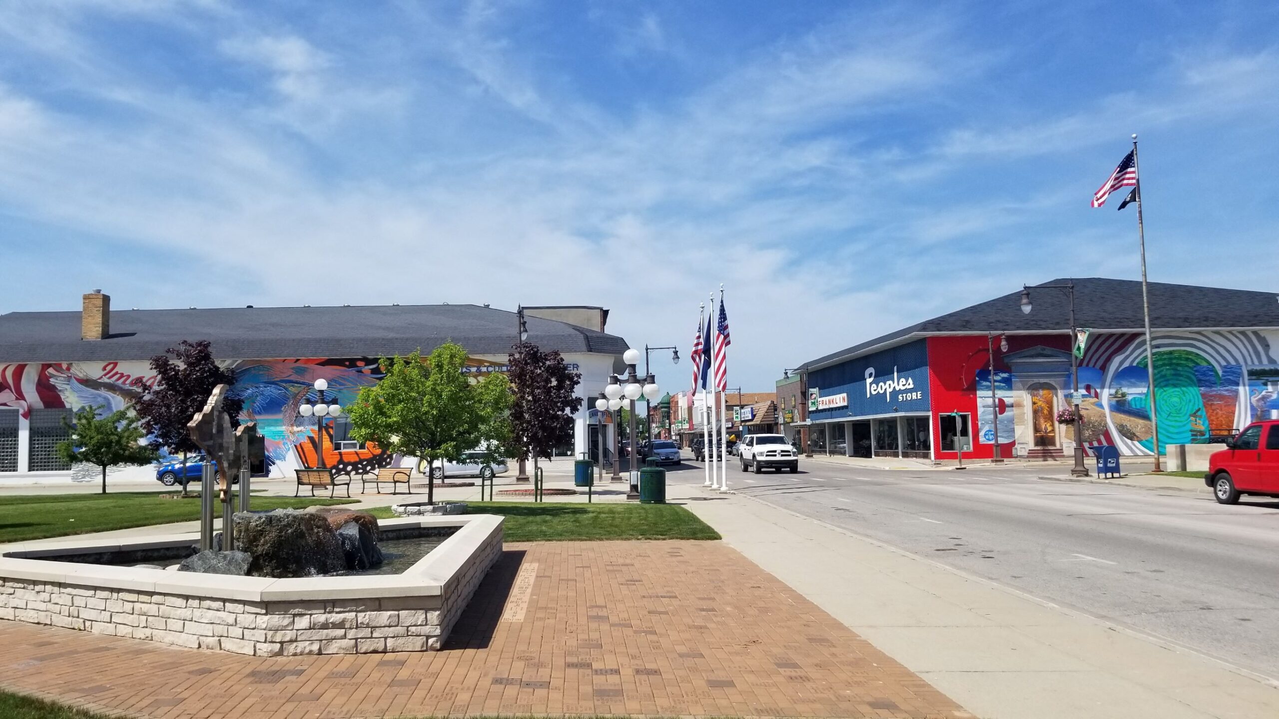 Downtown Manistique - Cedar Street