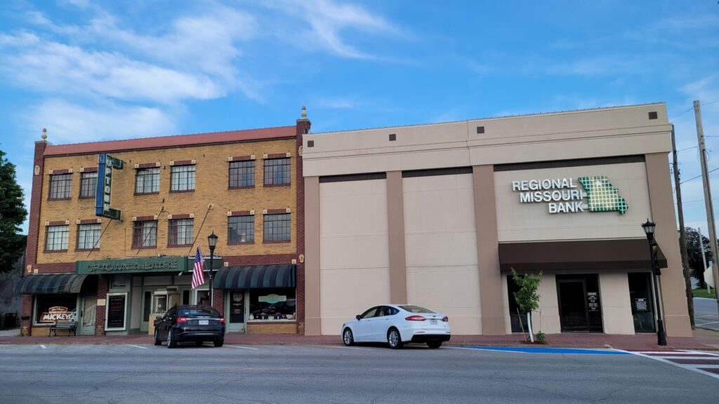 Uptown Theater and Regional Missouri Bank