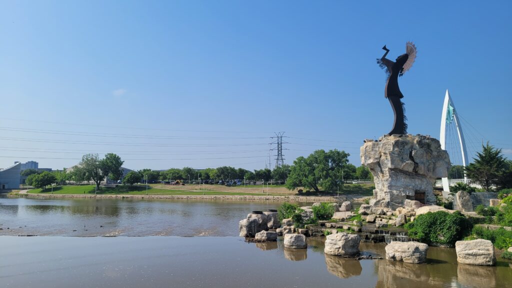 Keeper of the Plains sculpture