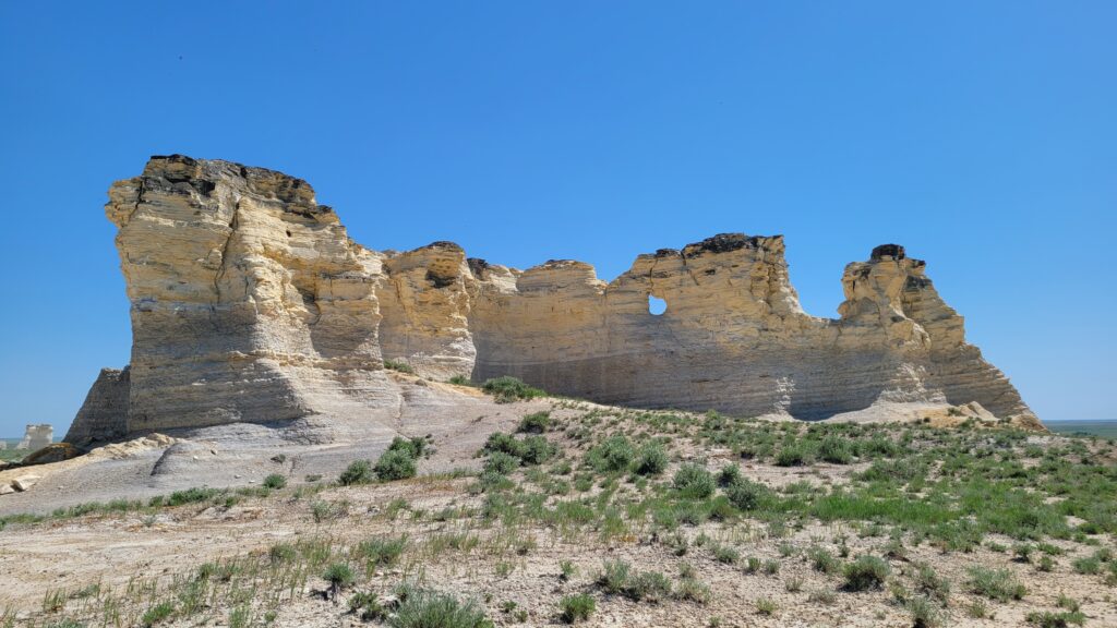 Monument Rocks (Chalk Pyramids)