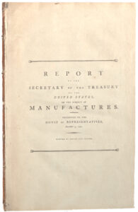 Alexander Hamilton's Report on Manufactures