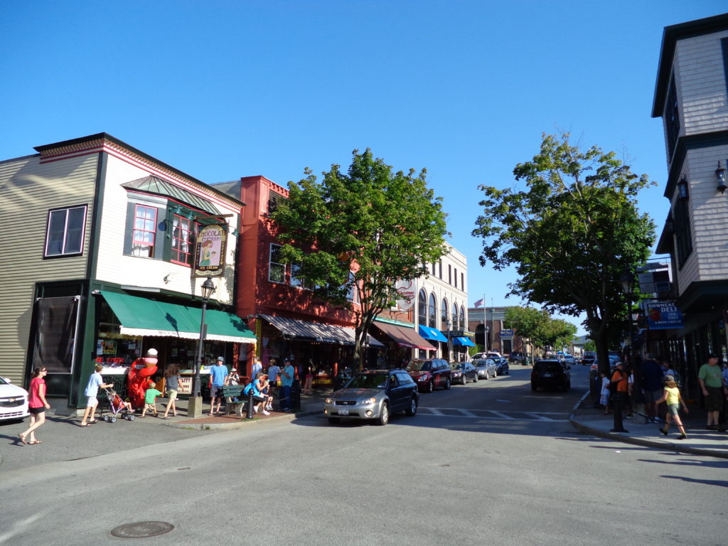 Downtown Bar Harbor, Maine