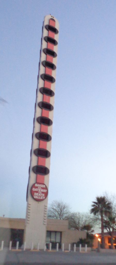 World’s Tallest Thermometer, Baker, California