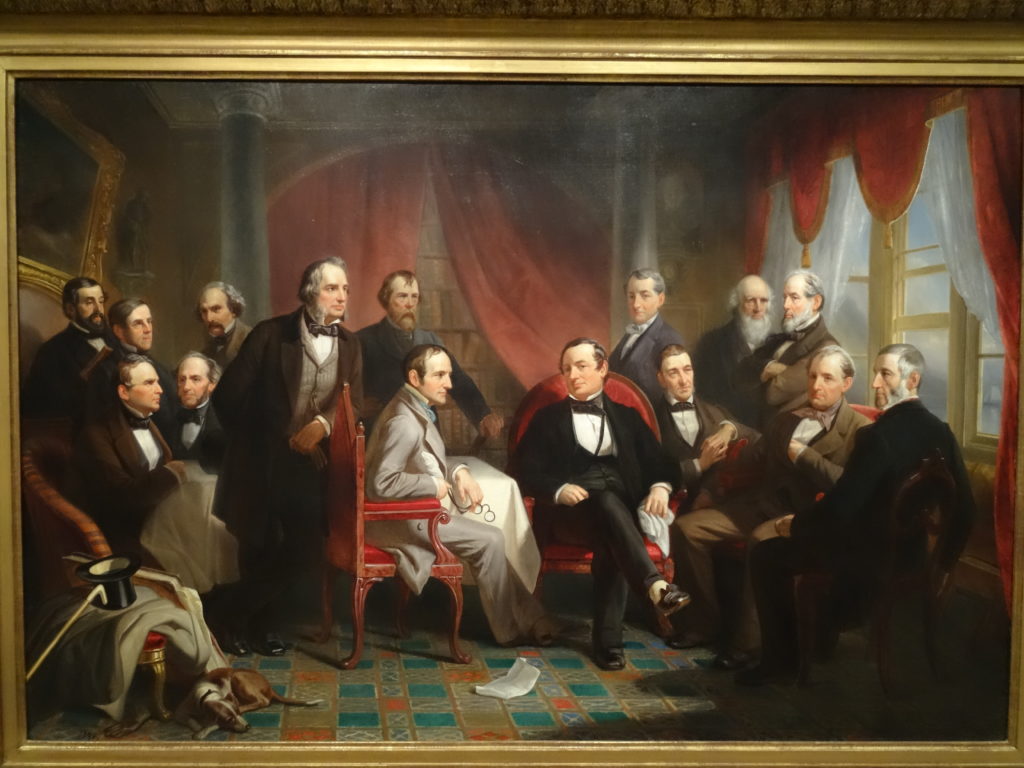"Washington Irving and His Literary Friends at Sunnyside" by Christian Schussele, Smithsonian American Art Museum