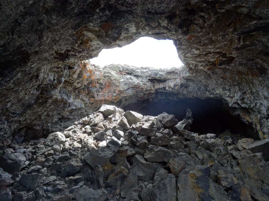 Lava tube cave, Craters of the Moon National Monument and Preserve