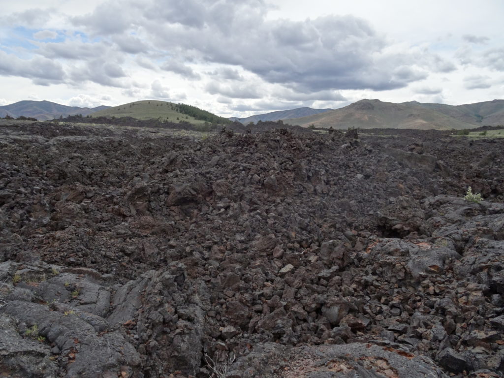 A'a lava flow, Craters of the Moon