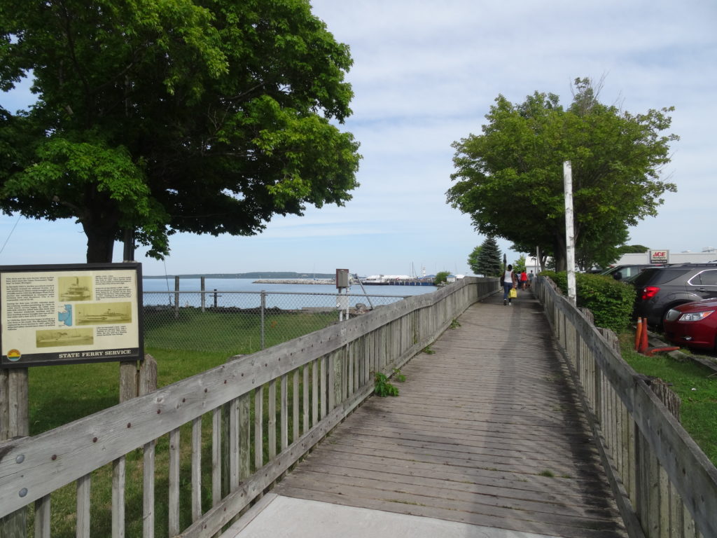 Saint Ignace Boardwalk, North Country National Scenic Trail