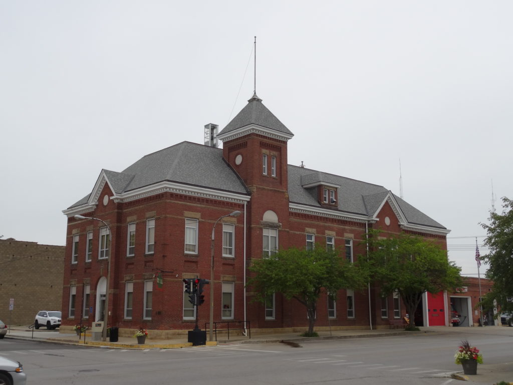 City Hall and Fire Station, Lincoln, Illinois