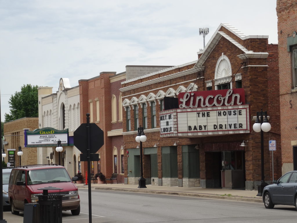 Grand and Lincoln Theaters, Lincoln, Illinois