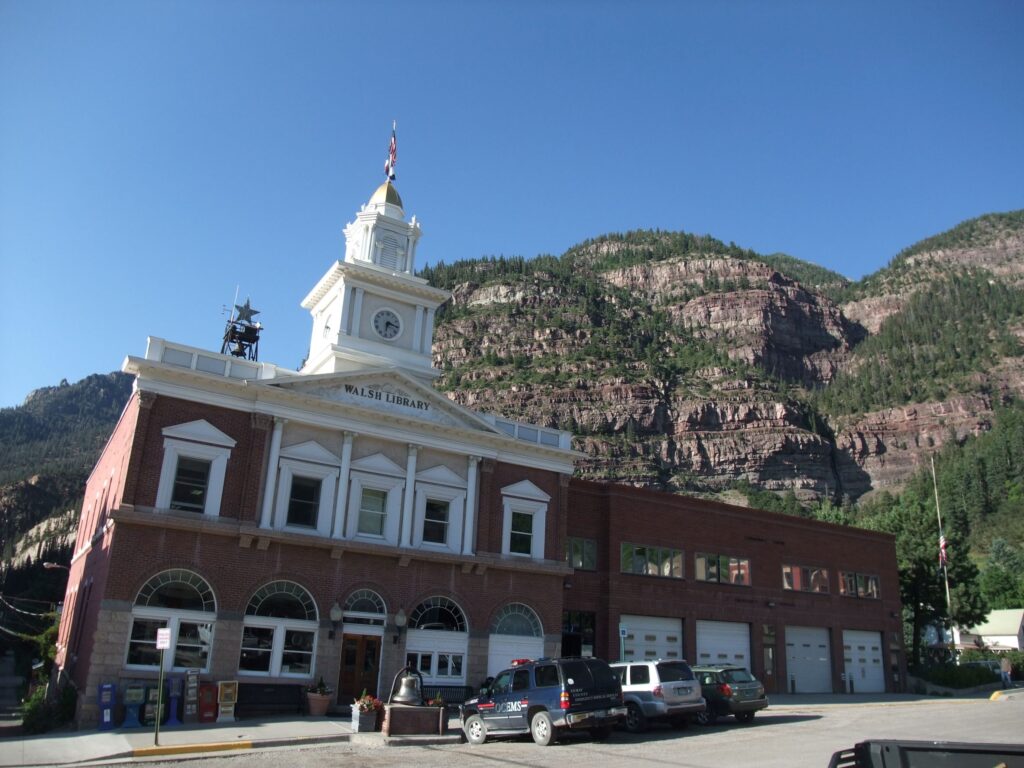 Walsh Library and Ouray Fire Department, Ouray, Colorado