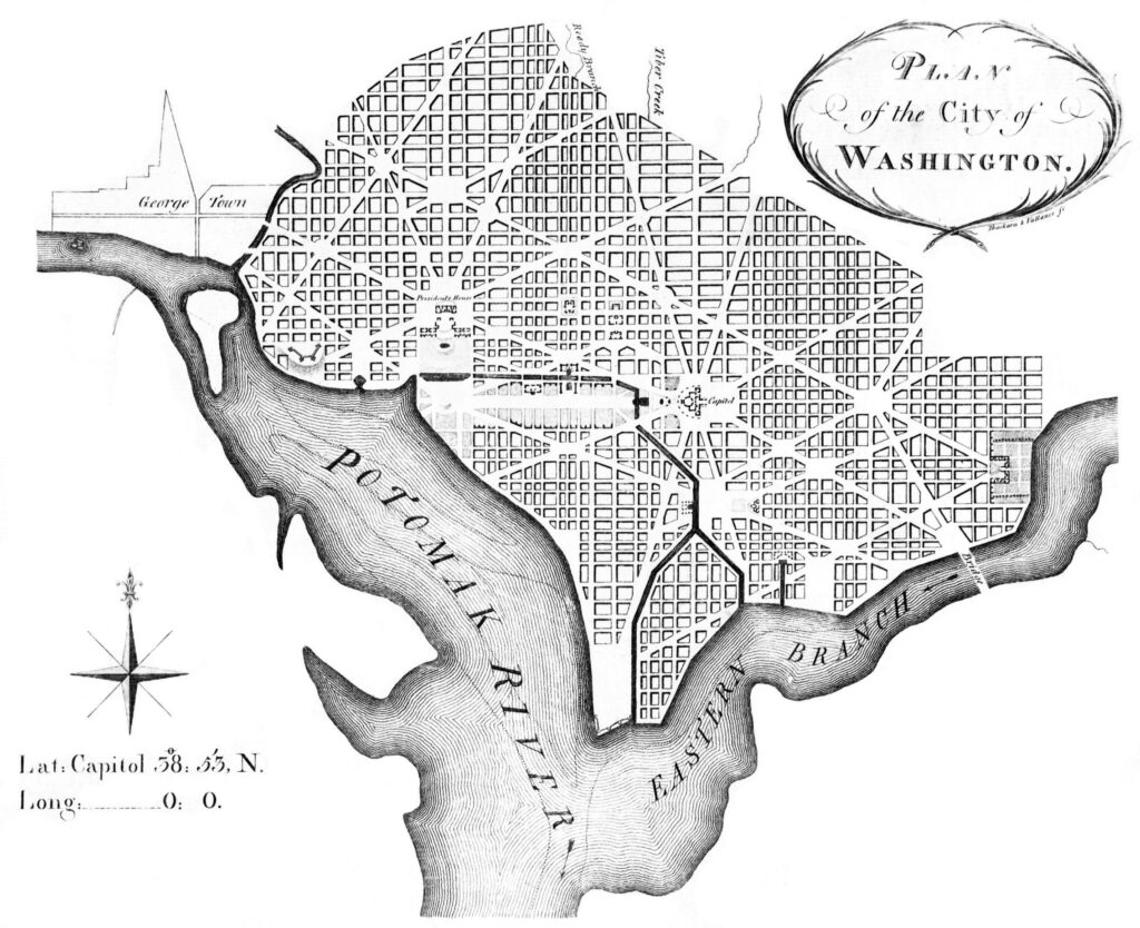 L'Enfant Plan for the city of Washington