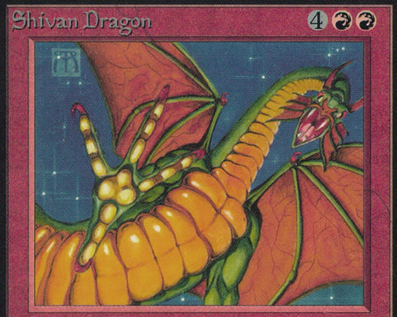 Magic the Gathering - Shivan Dragon